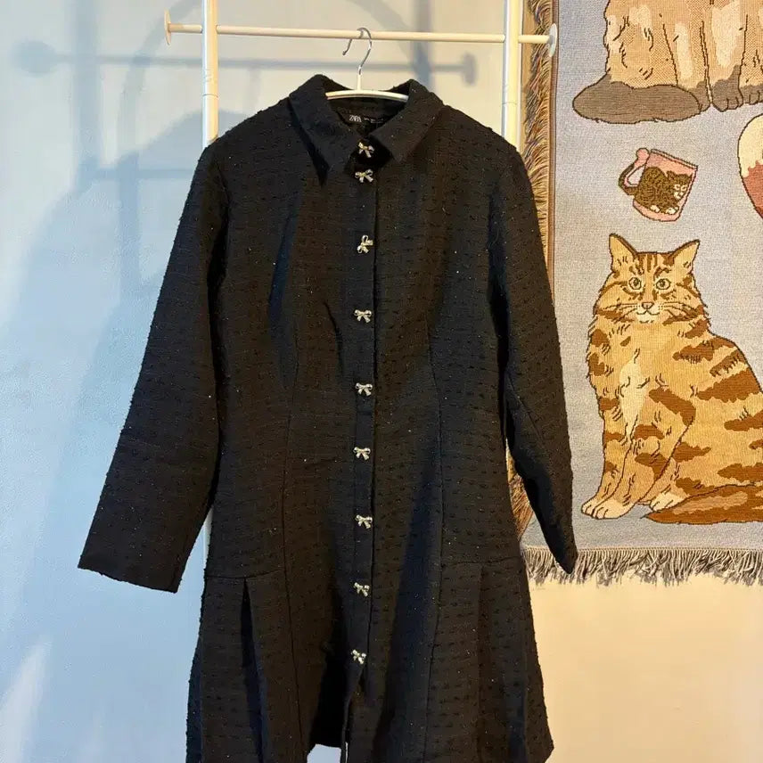 [BUNJANG] ZARA Tweed Mini Dress / L) 자라 트위드 원피스 새상품