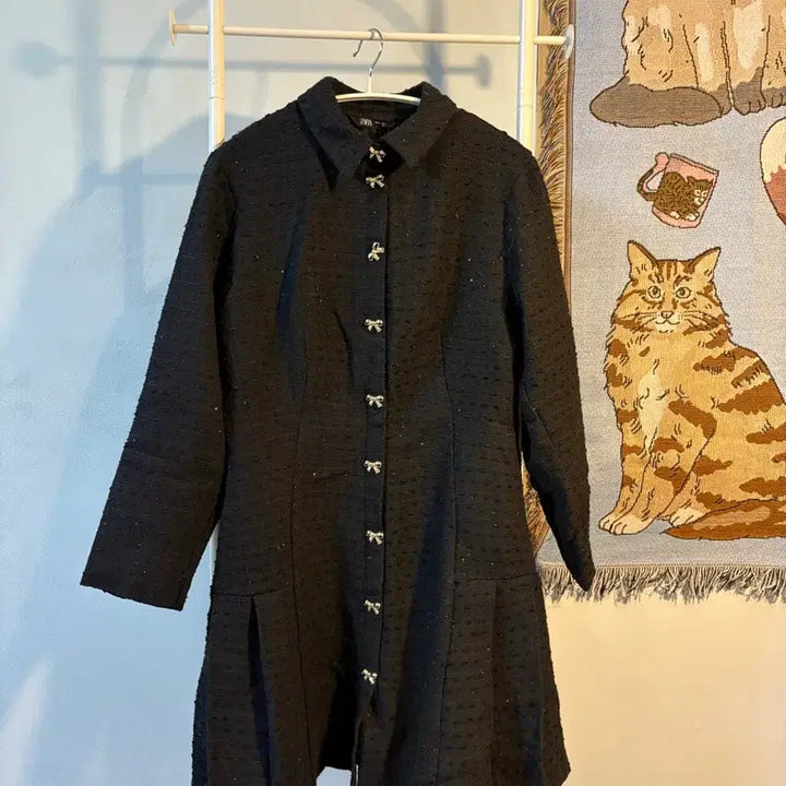 [BUNJANG] ZARA Tweed Mini Dress / L) 자라 트위드 원피스 새상품
