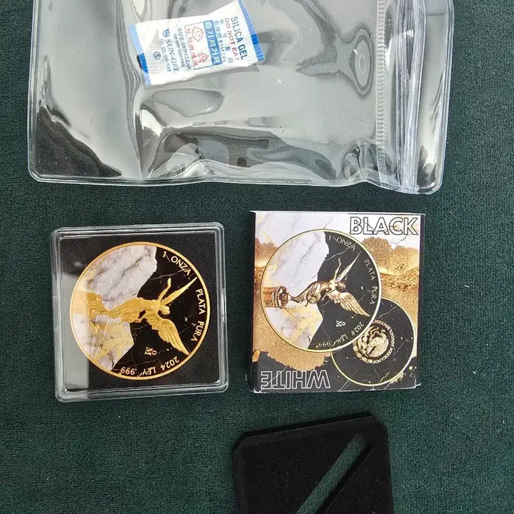 [BUNJANG] 2024 Libertad Custom Silver Coin / 2024 리버타드 커스텀 블랙&amp;화이트 1온스 은화 금도금