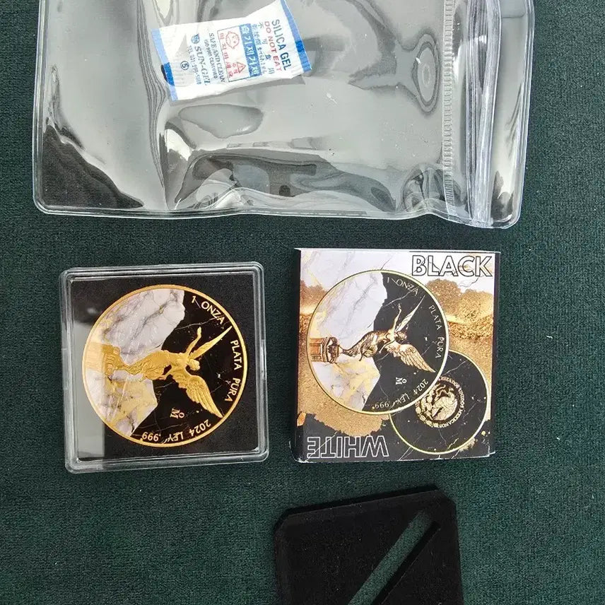 [BUNJANG] 2024 Libertad Custom Silver Coin / 2024 리버타드 커스텀 블랙&amp;화이트 1온스 은화 금도금