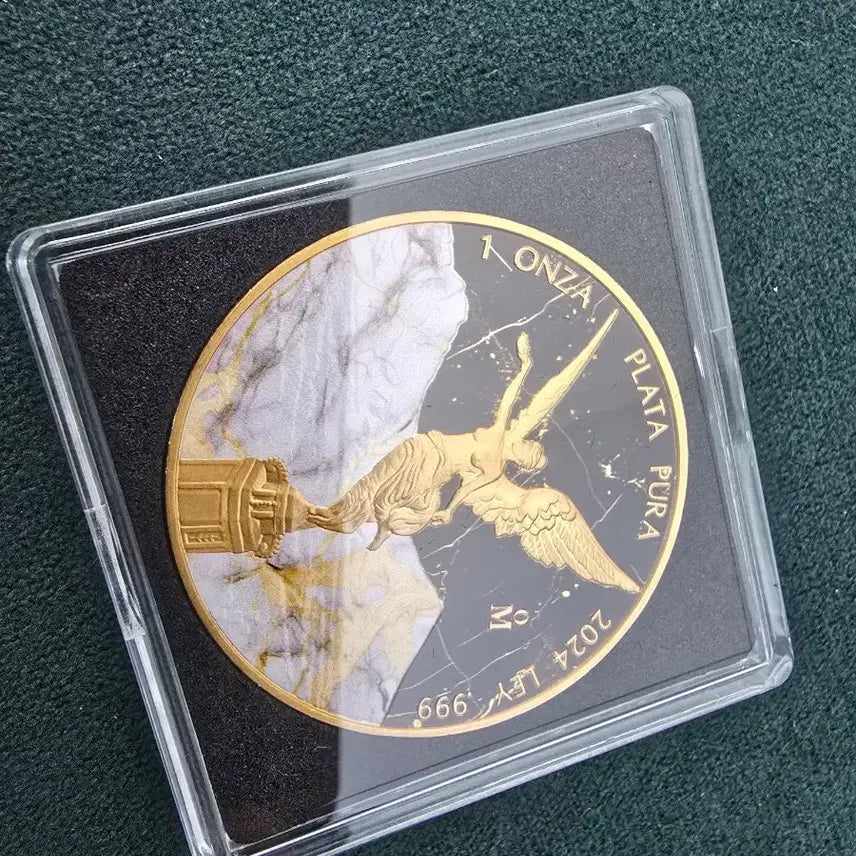 [BUNJANG] 2024 Libertad Custom Silver Coin / 2024 리버타드 커스텀 블랙&amp;화이트 1온스 은화 금도금