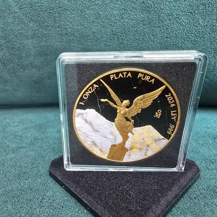 [BUNJANG] 2024 Libertad Custom Silver Coin / 2024 리버타드 커스텀 블랙&amp;화이트 1온스 은화 금도금