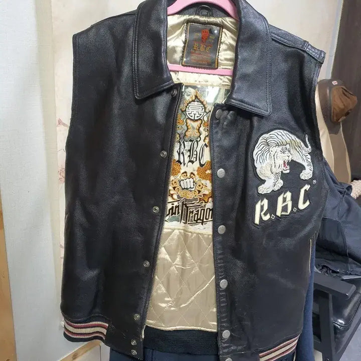 [BUNJANG] RBC Leather Vest XXL / RBC 블랙 가죽 베스트 조끼 XXL  택배비포함가