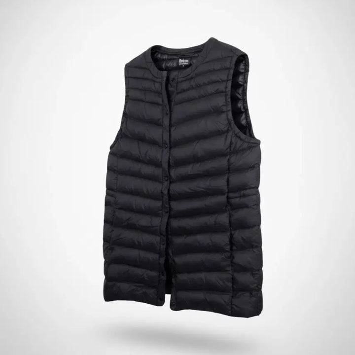 [BUNJANG] Daytum Goose Down Lightweight Vest (BK) - Women&