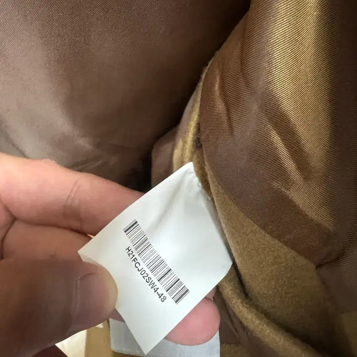 [BUNJANG] Solid Homme Camel Half Coat Blazer / 새상품 / 솔리드옴므 카멜 하프코트 블레이져 48(105)