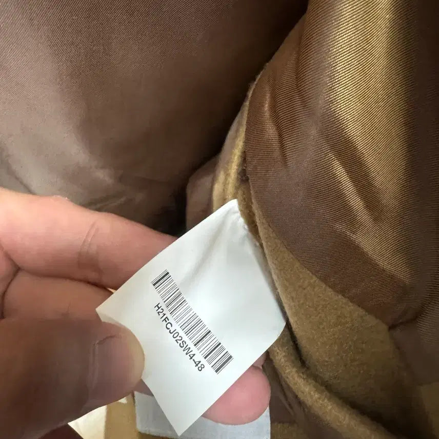 [BUNJANG] Solid Homme Camel Half Coat Blazer / 새상품 / 솔리드옴므 카멜 하프코트 블레이져 48(105)