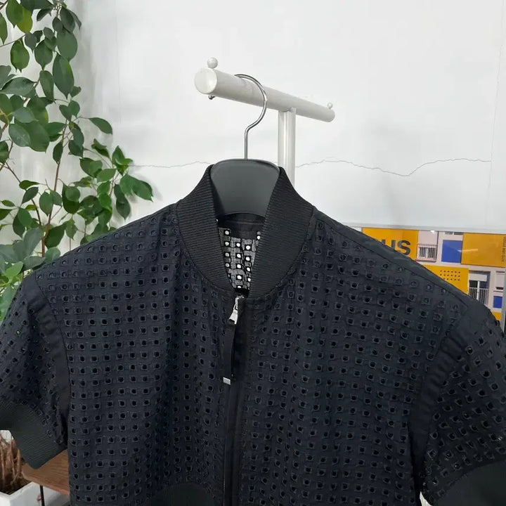 [BUNJANG] Diesel Black Gold Layered Punching Zip-up Jacket / 디젤 블랙골드 레이어드 펀칭 집업 40