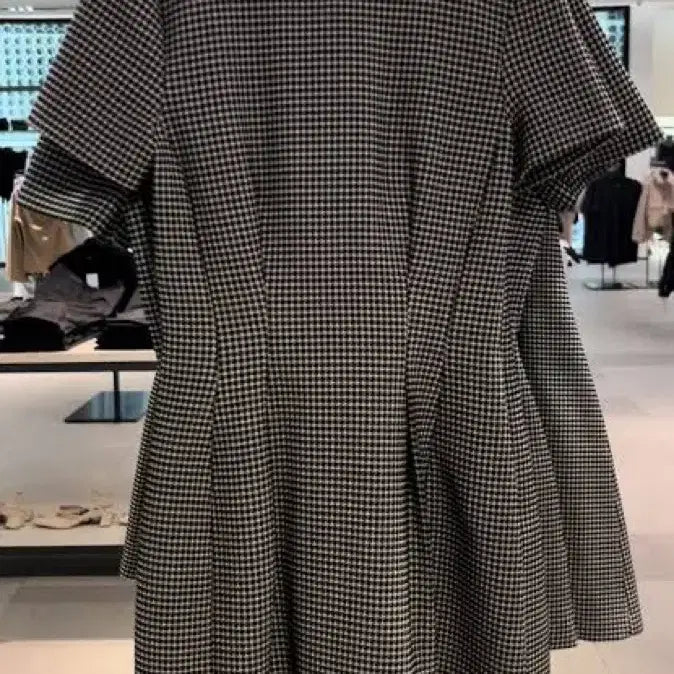 [BUNJANG] ZARA Houndstooth Check Mini Dress / L) 자라 하운드투스체크 원피스 새상품