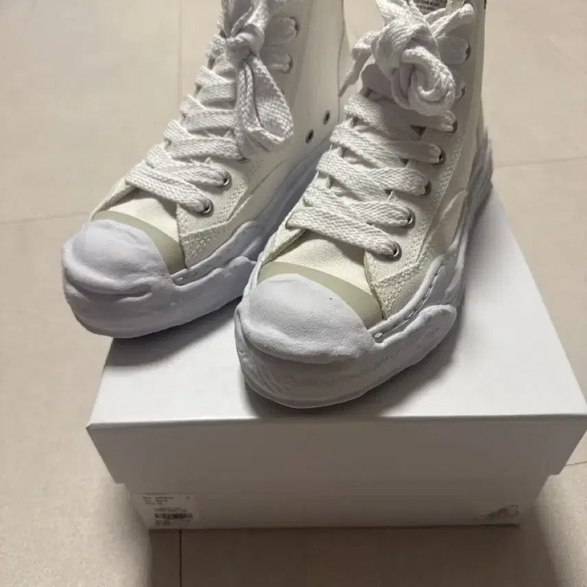 [BUNJANG] Mihara Yasuhiro Hank High Sneakers / 미하라 야스히로 행크 하이