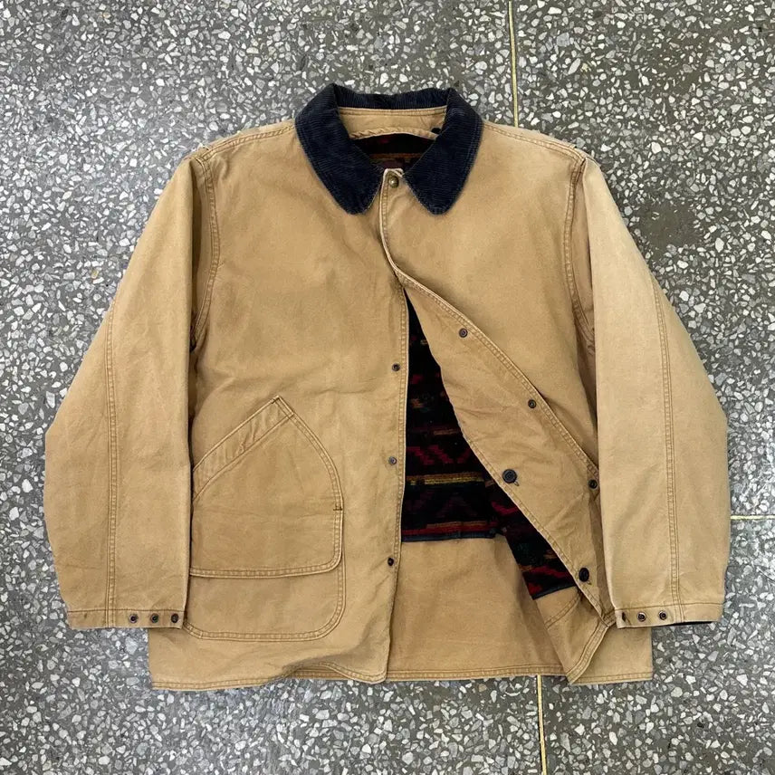 [BUNJANG] Woolrich Hunting Jacket (USA) - XL / 8~90s USA 울리치 블랭킷 라인드 헌팅 자켓 XL