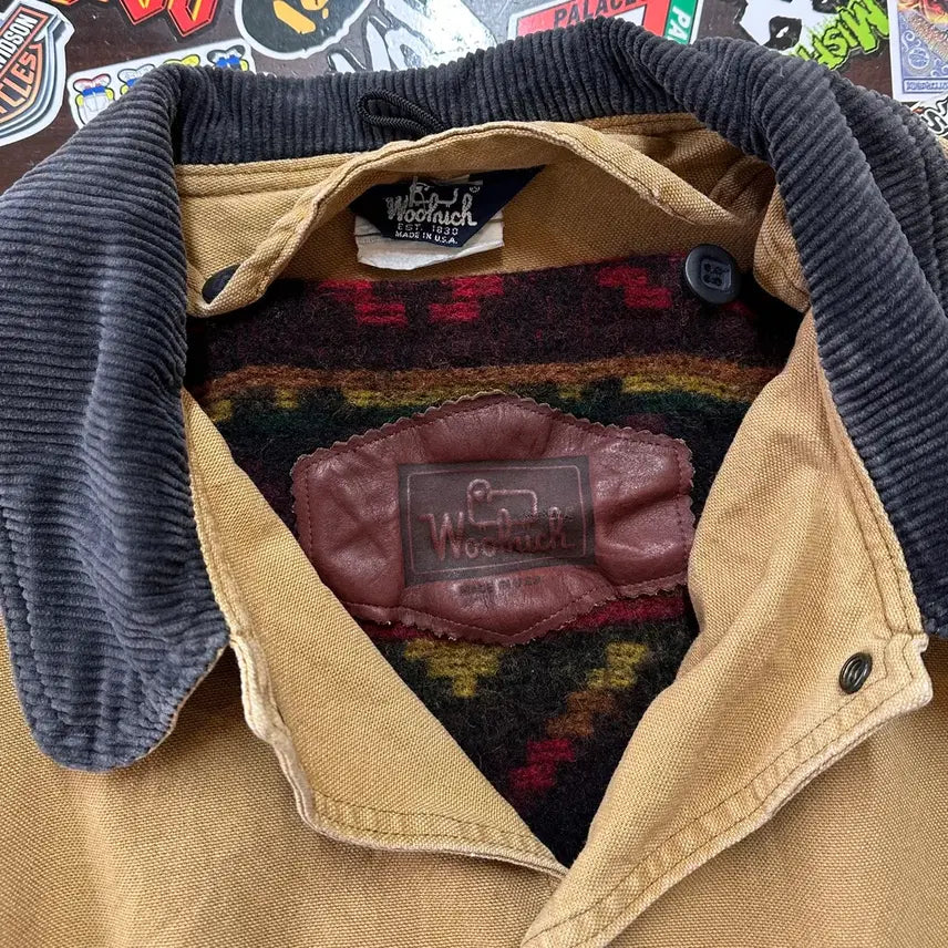 [BUNJANG] Woolrich Hunting Jacket (USA) - XL / 8~90s USA 울리치 블랭킷 라인드 헌팅 자켓 XL
