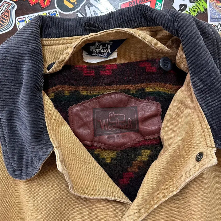 [BUNJANG] Woolrich Hunting Jacket (USA) - XL / 8~90s USA 울리치 블랭킷 라인드 헌팅 자켓 XL