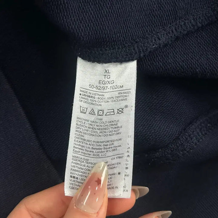 [BUNJANG] Gap Navy Hoodie / Gap 갭 그린 로고 네이비 후드티