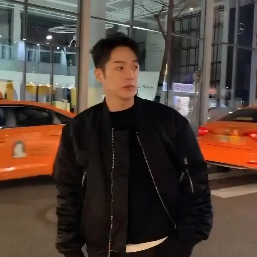 [BUNJANG] Acne Studios Makio Bomber Navy Jacket / [48] 아크네 마키오 봄버 네이비