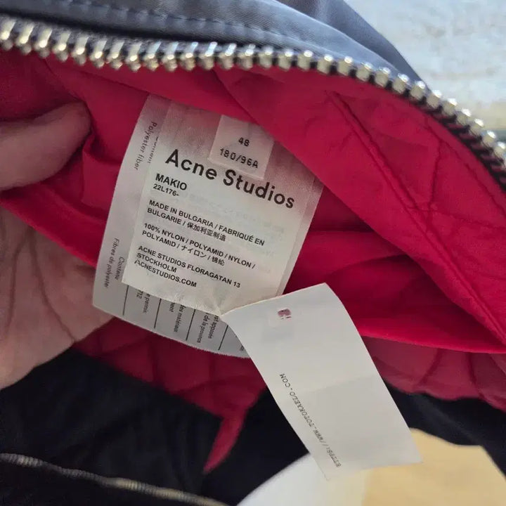 [BUNJANG] Acne Studios Makio Bomber Navy Jacket / [48] 아크네 마키오 봄버 네이비