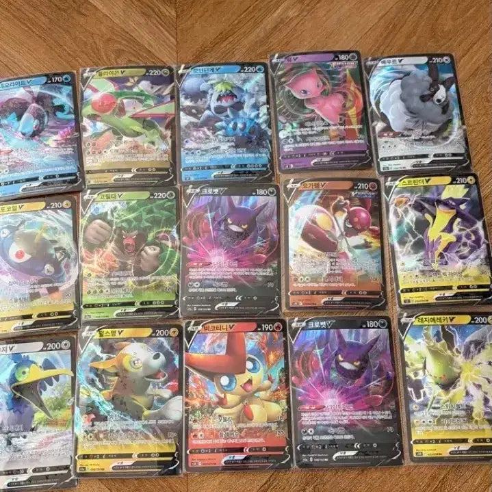 [BUNJANG] Pokemon Card EX AR SR V Bundle Set / 포켓몬카드 ex AR SR V 70장 일괄 판매