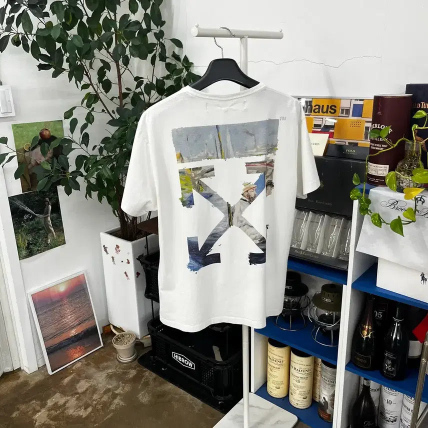 [BUNJANG] Off-White Short Sleeve T-shirt (S) / 오프화이트 반팔 티셔츠 S