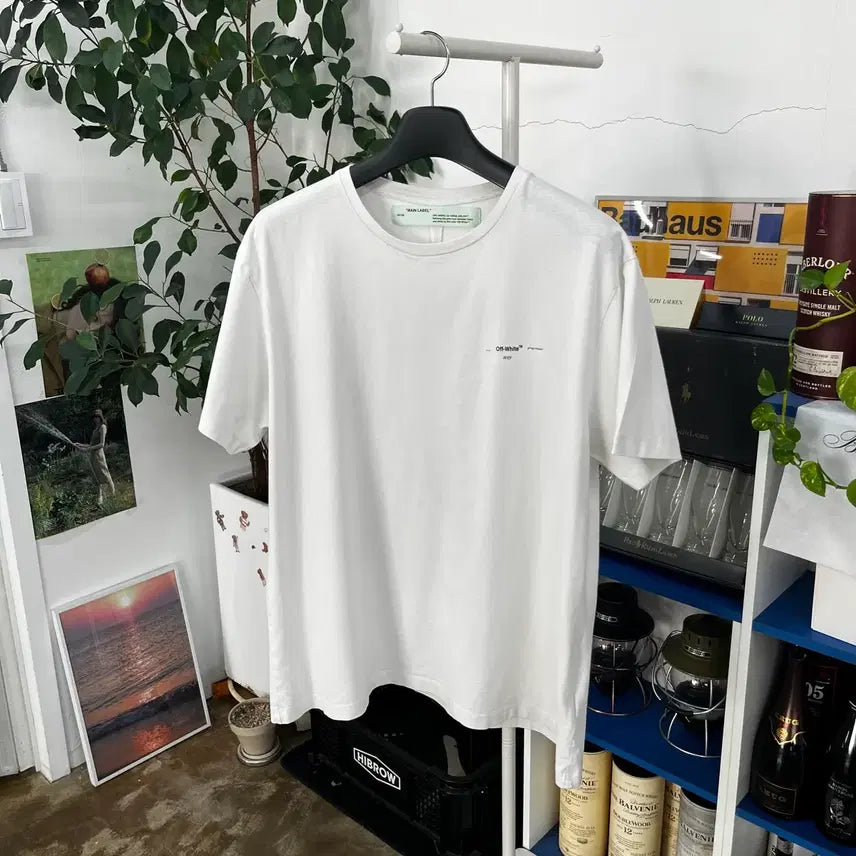 [BUNJANG] Off-White Short Sleeve T-shirt (S) / 오프화이트 반팔 티셔츠 S