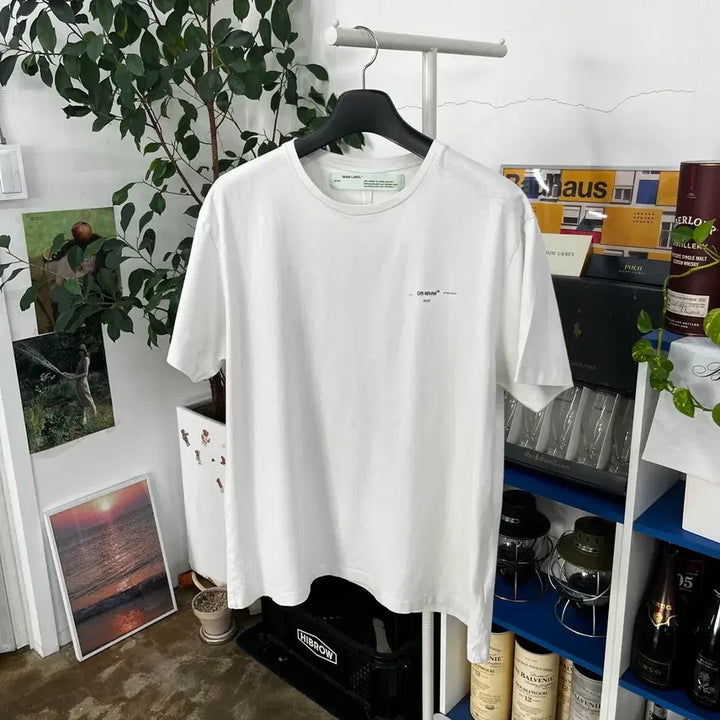 [BUNJANG] Off-White Short Sleeve T-shirt (S) / 오프화이트 반팔 티셔츠 S