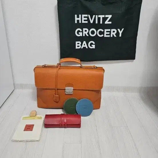 [BUNJANG] Hevitz Leather Briefcase / 헤비츠 서류가방