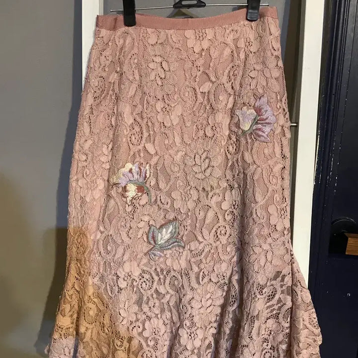 [BUNJANG] Renny Ron Lace Two-Piece Set / 레니본 레이스 셋업 투피스