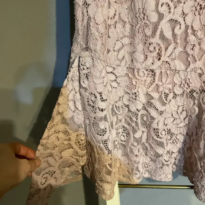 [BUNJANG] Renny Ron Lace Two-Piece Set / 레니본 레이스 셋업 투피스