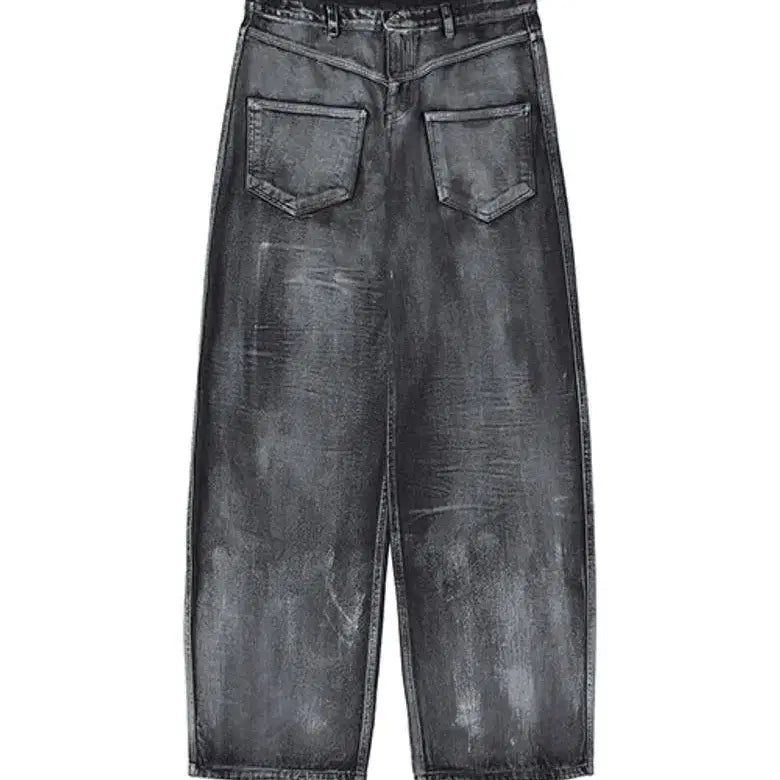 [BUNJANG] DNSR Back Pocket Coated Denim Jeans (Size L) / DNSR 백포켓 코팅 데님 L