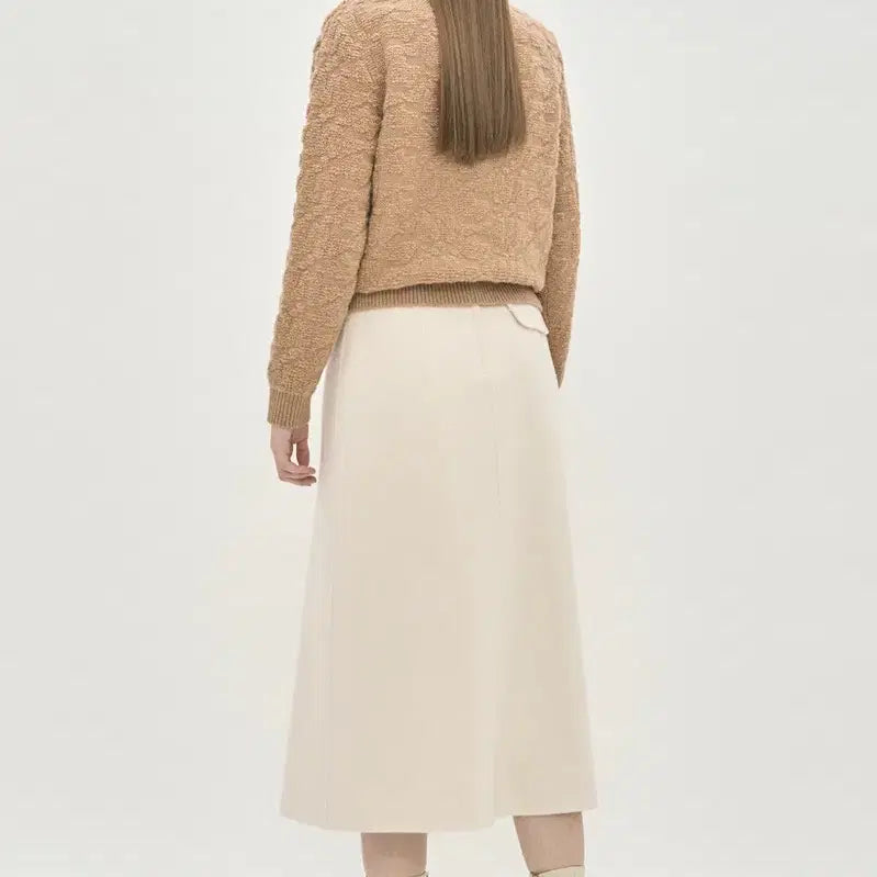 [BUNJANG] MINE Lambswool Cashmere Cardigan + TIME Balaclava / 마인 램스퍼 캐시미어 가디건 + 타임 바라클라바