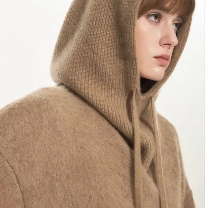 [BUNJANG] MINE Lambswool Cashmere Cardigan + TIME Balaclava / 마인 램스퍼 캐시미어 가디건 + 타임 바라클라바