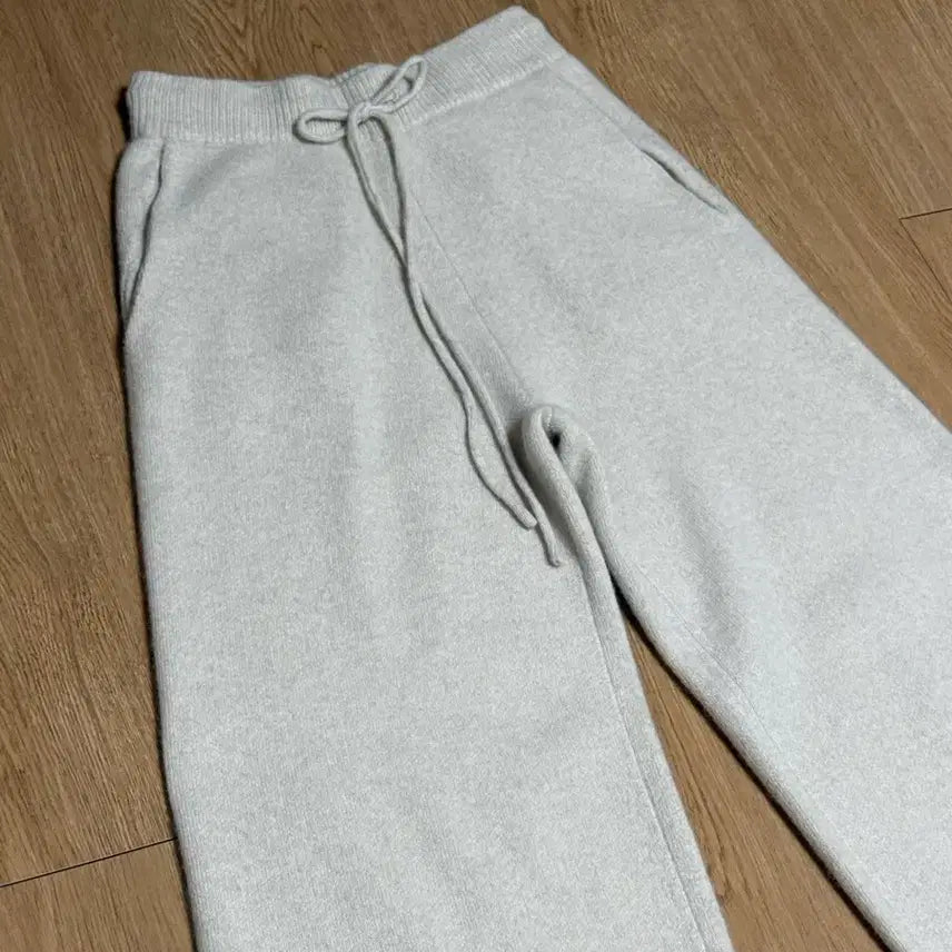 [BUNJANG] Favorite Things Raccoon Knit Pants (Long) - White Melange / 페이보릿띵스 라쿤 니트팬츠 백멜란지 롱기장 새상품