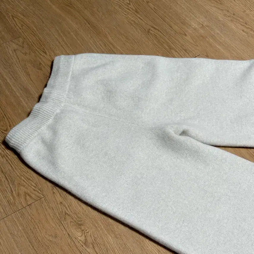 [BUNJANG] Favorite Things Raccoon Knit Pants (Long) - White Melange / 페이보릿띵스 라쿤 니트팬츠 백멜란지 롱기장 새상품