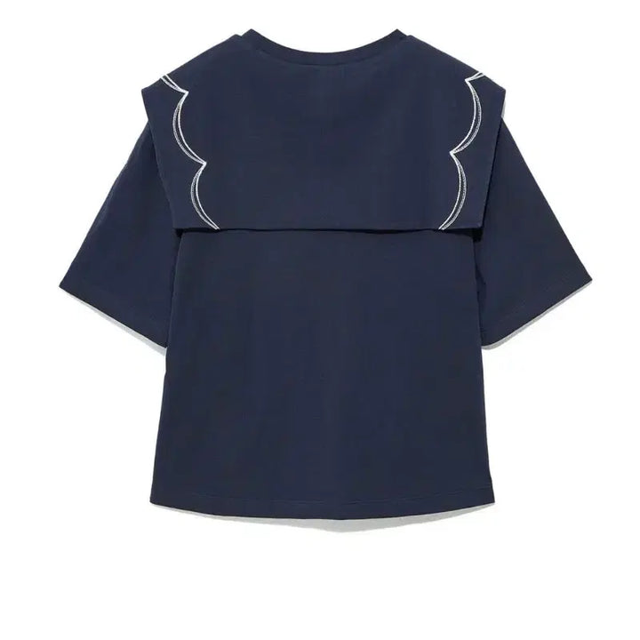 [BUNJANG] Lucky Chouette Sailor Collar T-Shirt / 럭키슈에뜨 반팔 티셔츠
