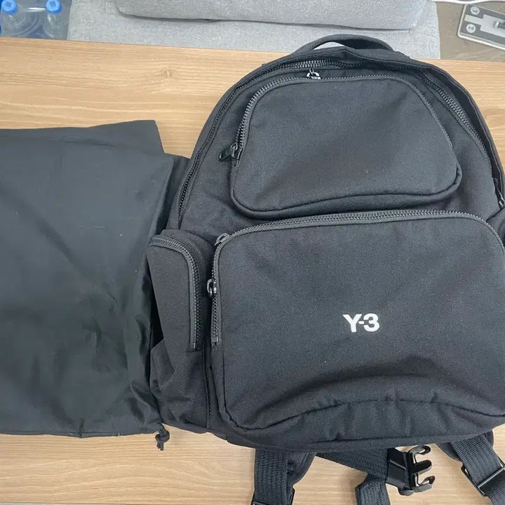 [BUNJANG] Y-3 Black Backpack + Dust Bag / Y-3 블랙 백팩 + 더스트백