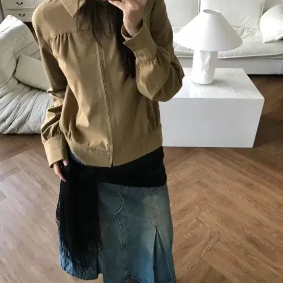 [BUNJANG] Vintage Beige Jacket / 빈티지 베이지 자켓