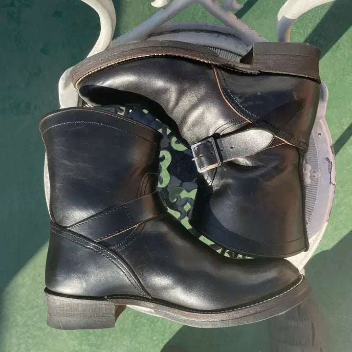 [BUNJANG] Deffers Short Engineer Boots Horsebutt Leather / (265) 대퍼스 숏 엔지니어부츠 차심 말가죽(홀스벗)