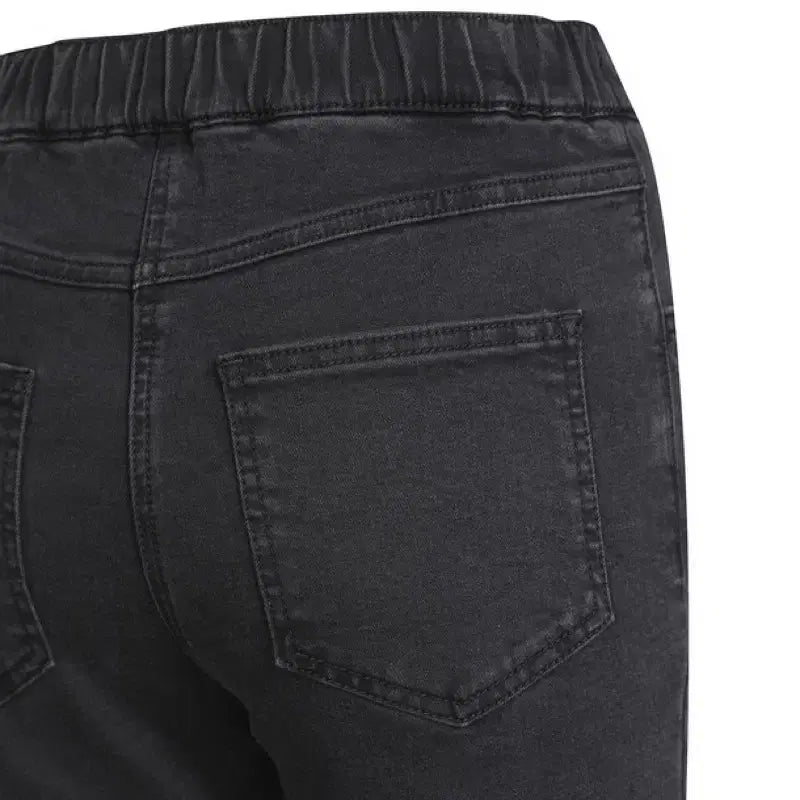 [BUNJANG] Lucky Chouette Denim Bending Pants / 럭키슈에뜨 자수 데님 밴딩 팬츠 정가 148,000원