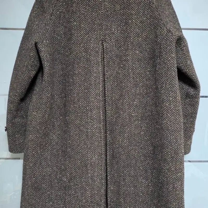 [BUNJANG] Drake's Brown Herringbone Coat / 새제품42size오늘만230만)25fw드레익스 브라운 헤링본 코트