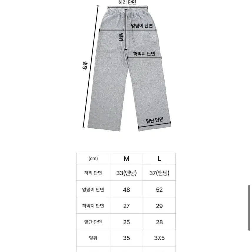 [BUNJANG] PLAVE Sweatpants Grey M / 플레이브 스웨트 팬츠 회색 M 새상품