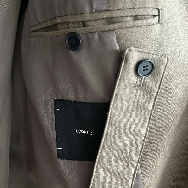 [BUNJANG] IL CORSO Brown Oversized Single Jacket (Size 110) / 일꼬르소 브라운 오버핏 싱글 자켓 (110)