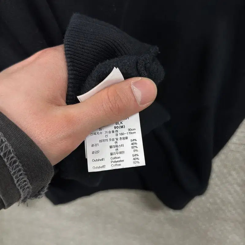 [BUNJANG] Le Coq Sportif Sweatshirt 90 / 르꼬끄 자수로고 기모 스웻셔츠 맨투맨 90 A06724