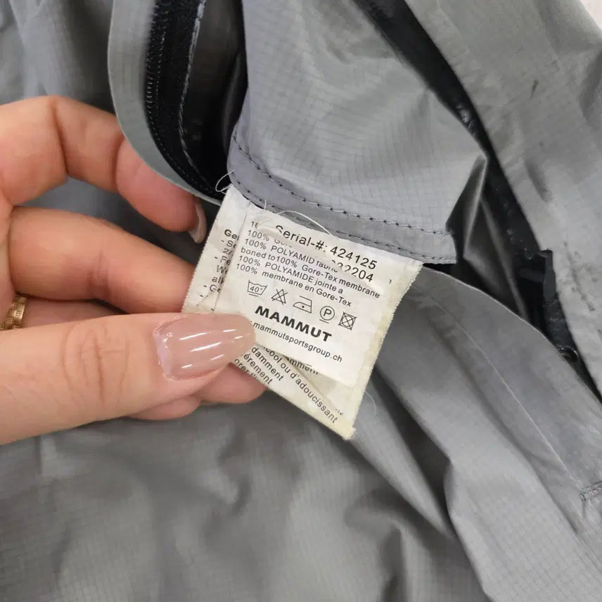 [BUNJANG] Mammut Gore-Tex Windbreaker Jacket / [실측] 마무트 고어텍스 바람막이 자켓 0223J