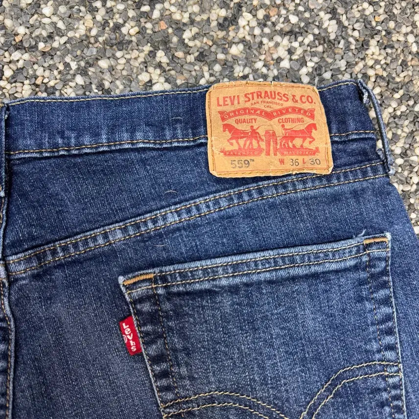 [BUNJANG] Levi's 559 Smile Rework Straight Jeans / [36] 리바이스 559 스마일 리워크 스트레이트 진