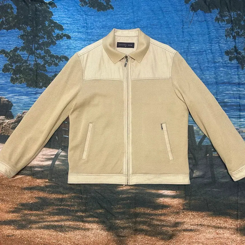 [BUNJANG] Countess Mara Beige Zip-Up Jacket / Countess Mara Beige Zip-Up Jacket