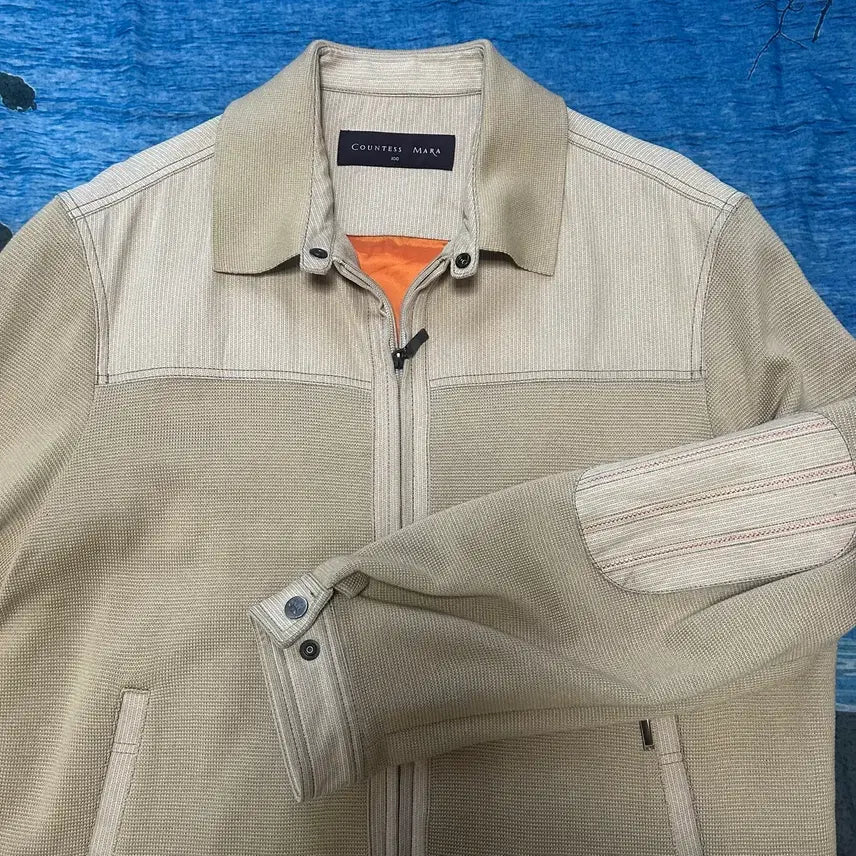 [BUNJANG] Countess Mara Beige Zip-Up Jacket / Countess Mara Beige Zip-Up Jacket