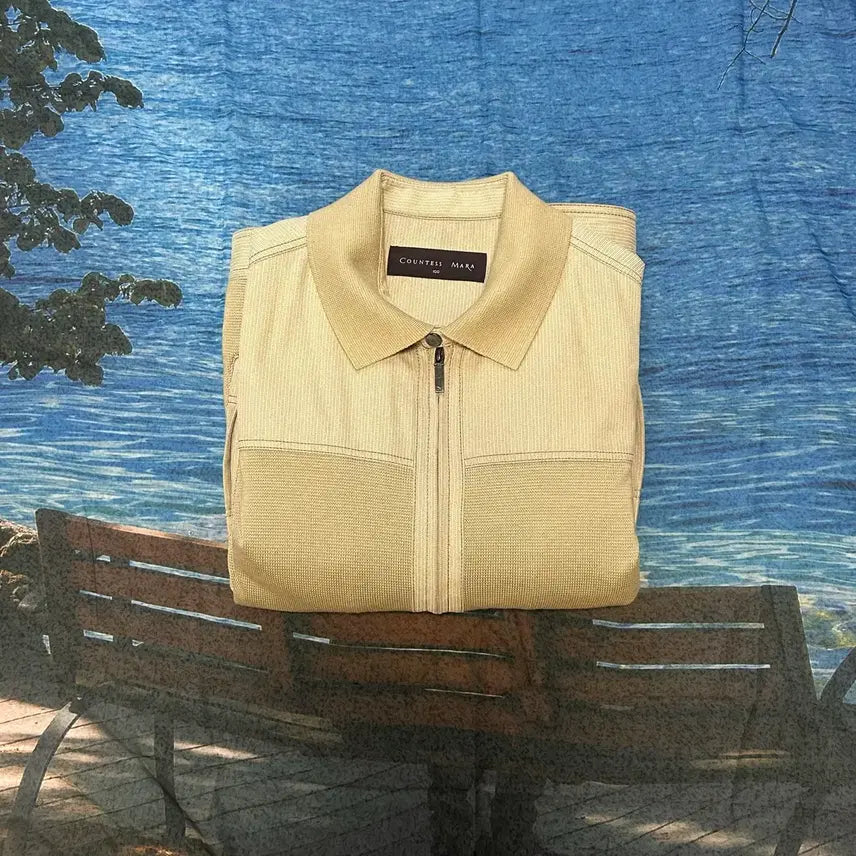 [BUNJANG] Countess Mara Beige Zip-Up Jacket / Countess Mara Beige Zip-Up Jacket