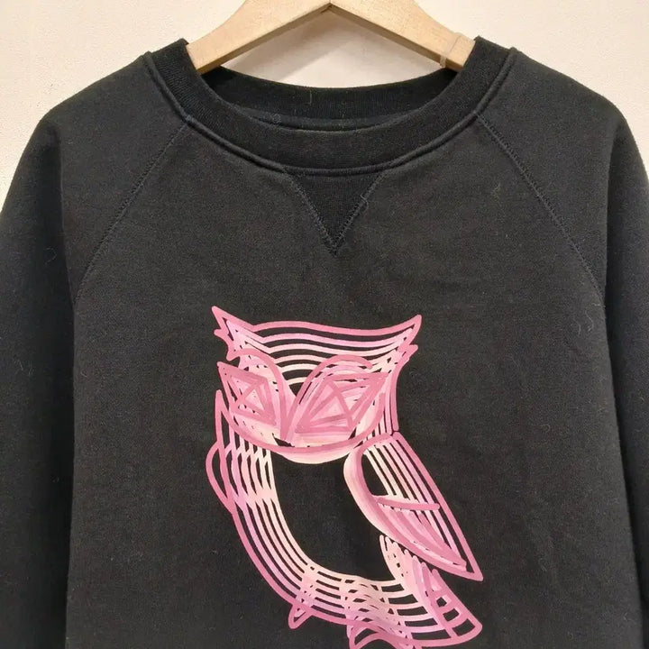 [BUNJANG] Lucky Chouette Black Sweatshirt S Size / s사이즈 럭키슈에트  블랙 맨투맨