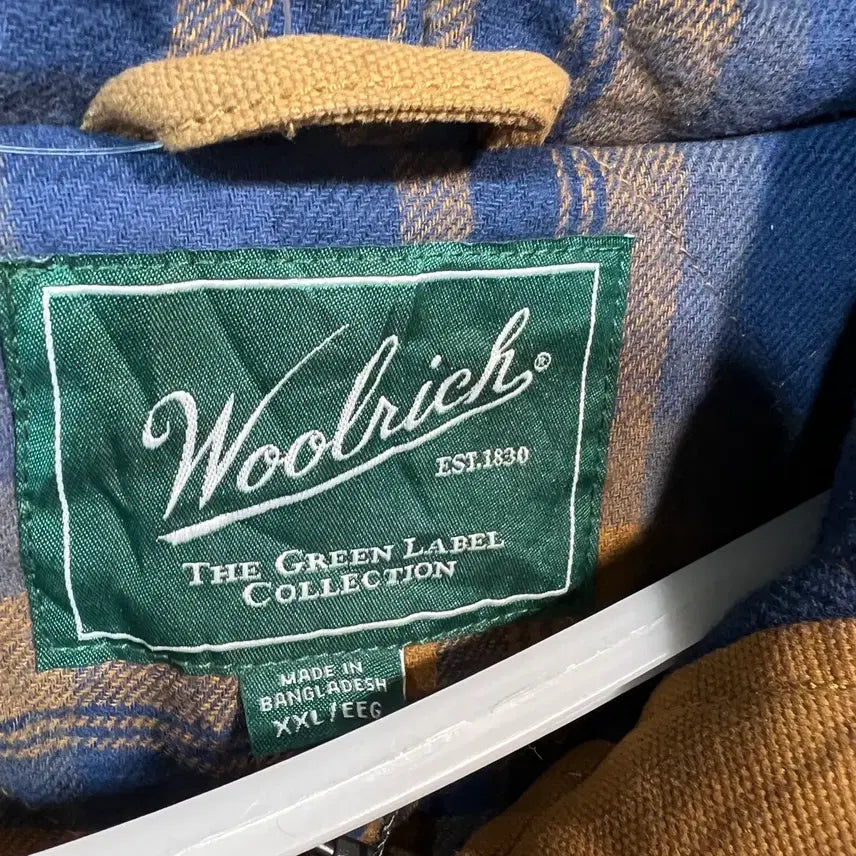 [BUNJANG] 2XL Woolrich Canvas Hooded Active Work Jacket / [2XL] 울리치 캔버스 후드 액티브 워크자켓 택 보유