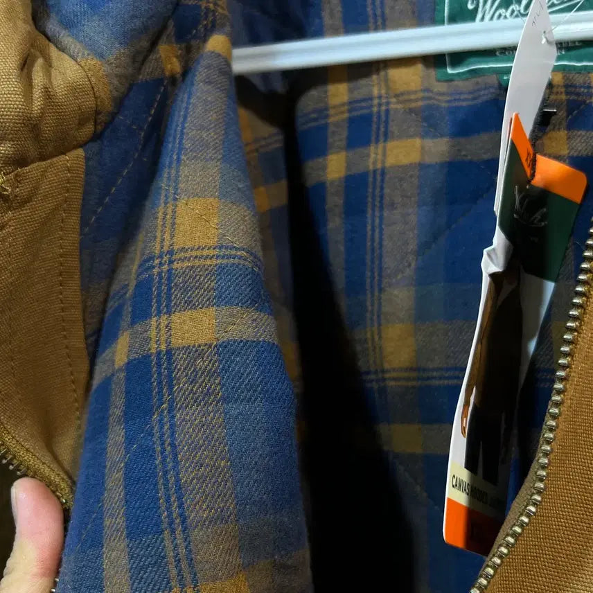 [BUNJANG] 2XL Woolrich Canvas Hooded Active Work Jacket / [2XL] 울리치 캔버스 후드 액티브 워크자켓 택 보유