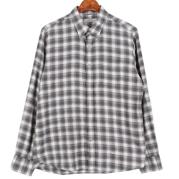 [BUNJANG] Henry Cotton Slim Fit Check Shirt 100 / 헨리코튼 슬림핏 체크 셔츠 100 / k2395