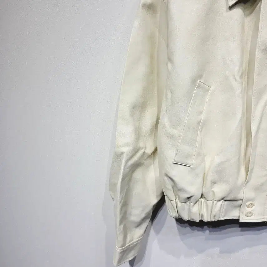 [BUNJANG] riette Cropped Leather Blouson Jacket / riette 리에뜨 크롭 레더 블루종 자켓